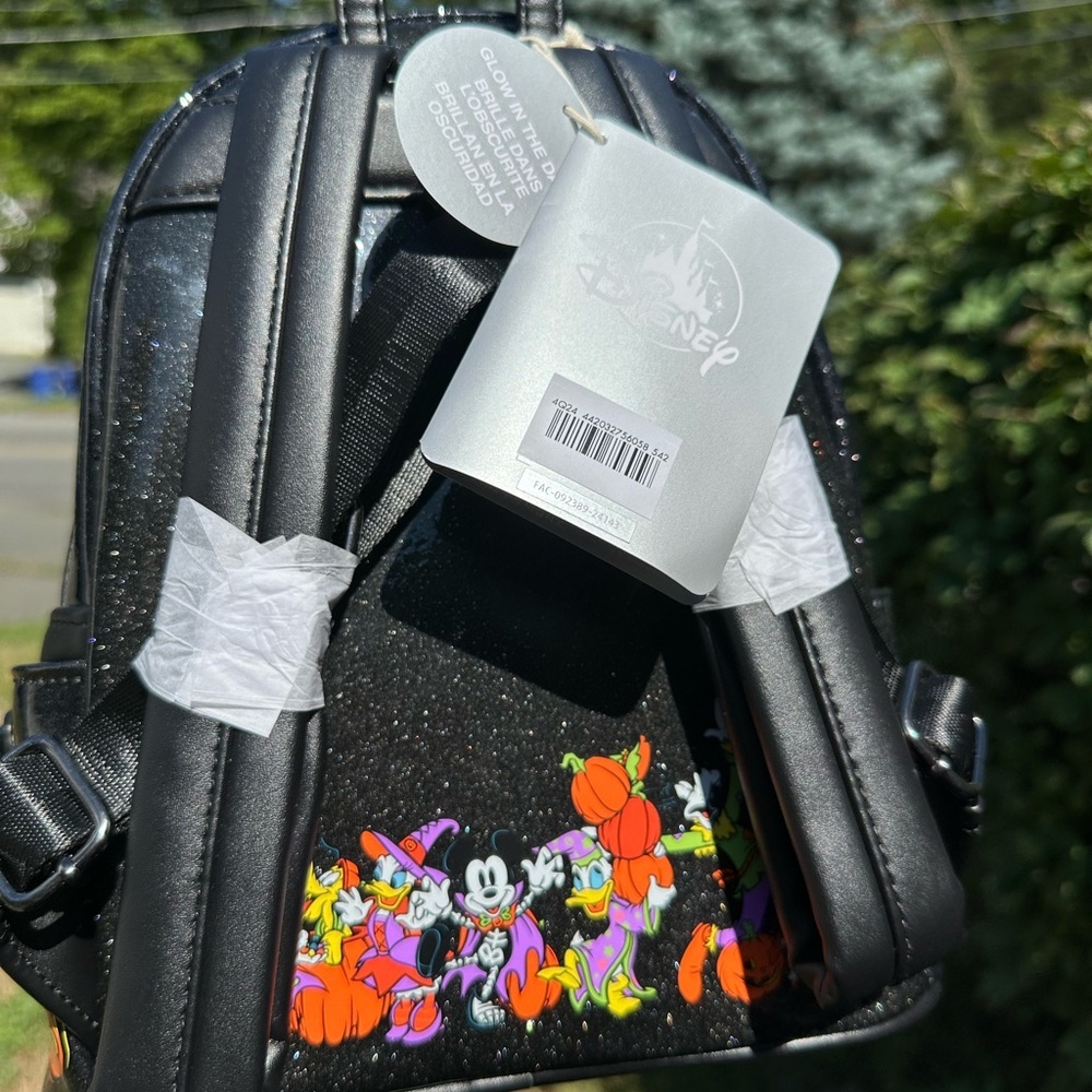 Loungefly Glow in Dark Haunted House Mini Backpack Disney Parks NWT - Picture 13 of 15